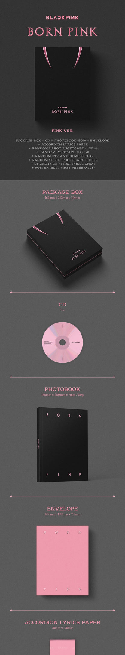 BLACKPINK BORN PINK 2ND FULL ALBUM