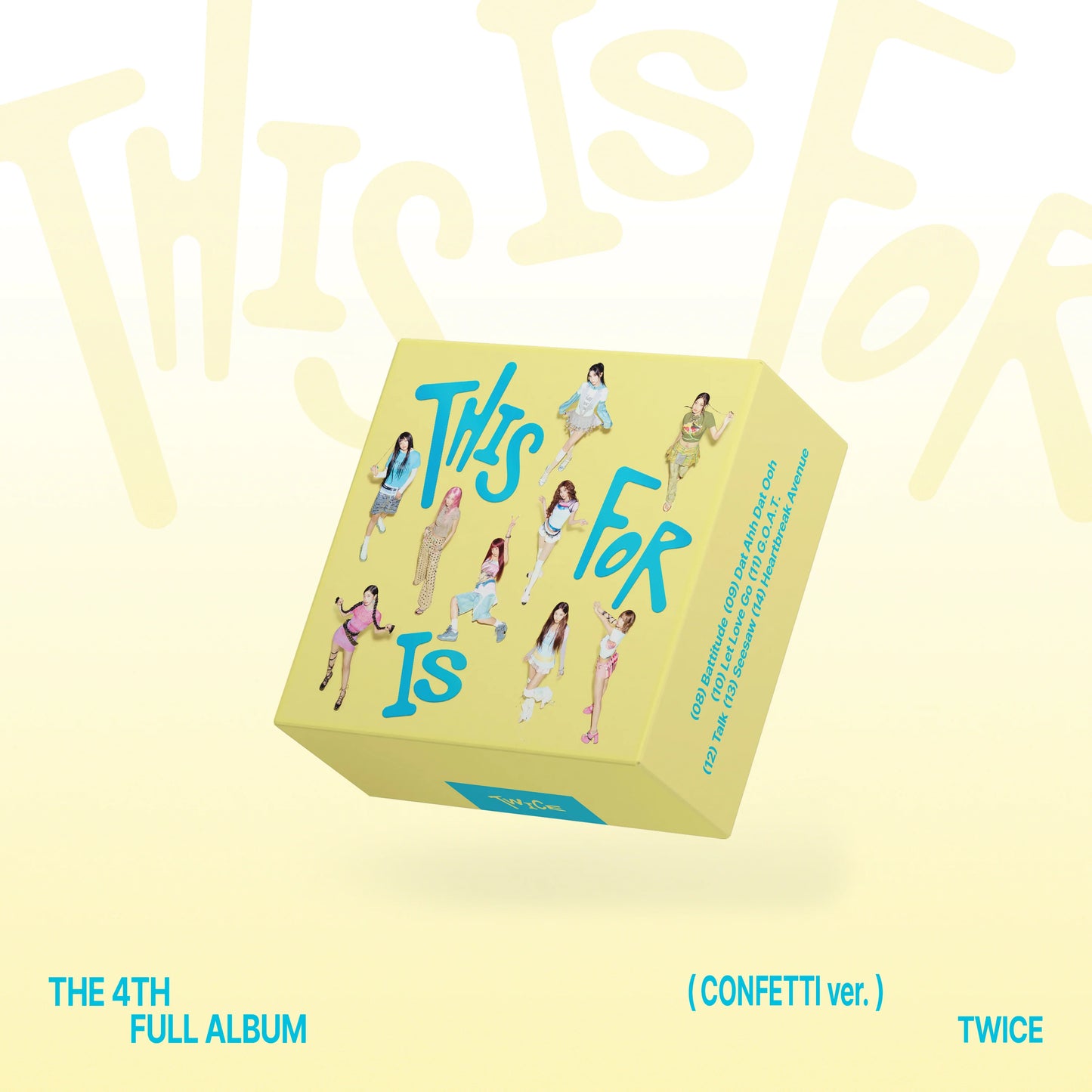 TWICE 4TH FULL ALBUM – THIS IS FOR (CONFETTI Ver.)
