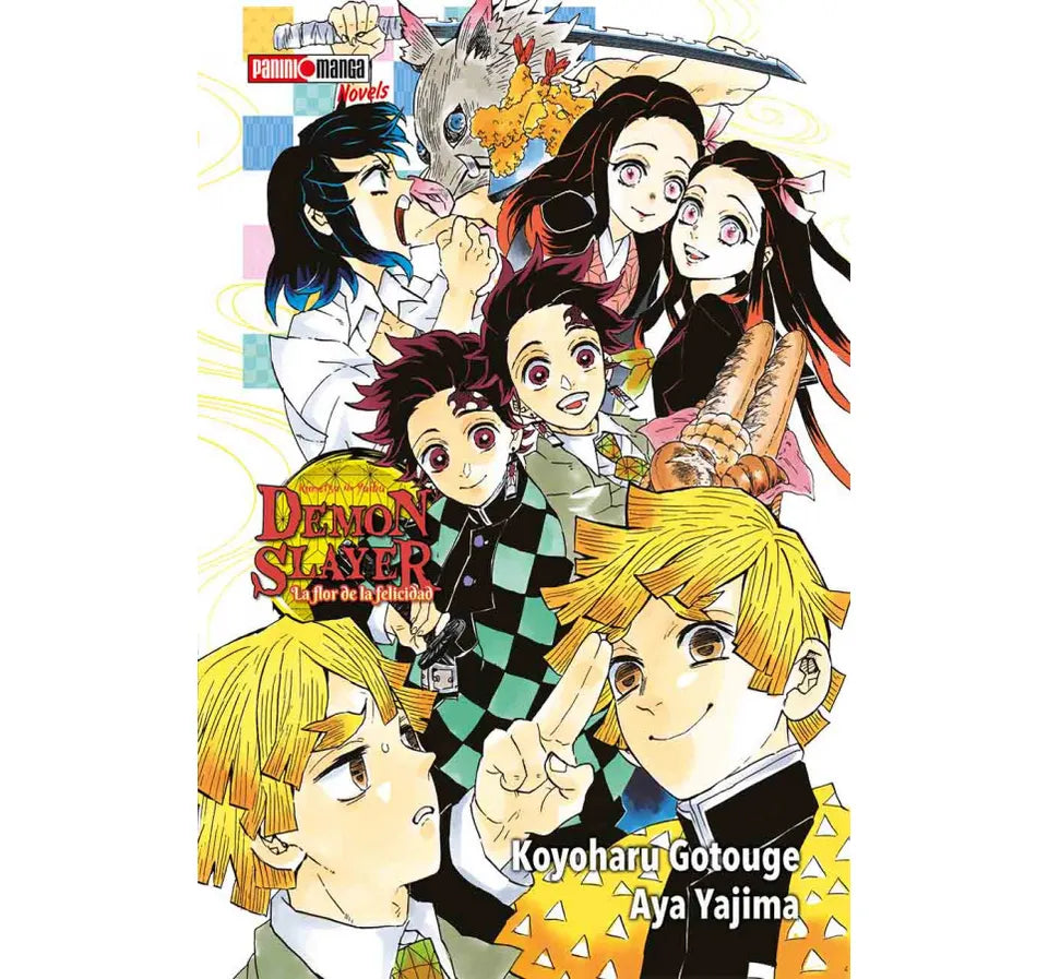 Manga Demon Slayer novela La flor de la felicidad