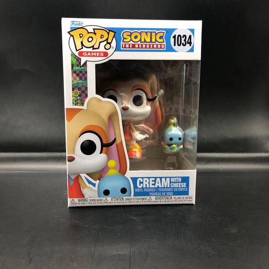 Funko Pop de Cream with Cheese de la serie Sonic The Hedgehog #1034