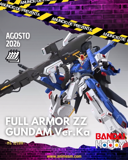 ( APARTADO PREVENTA) MG 1/100 FULL ARMOR ZZ GUNDAM Ver.Ka
