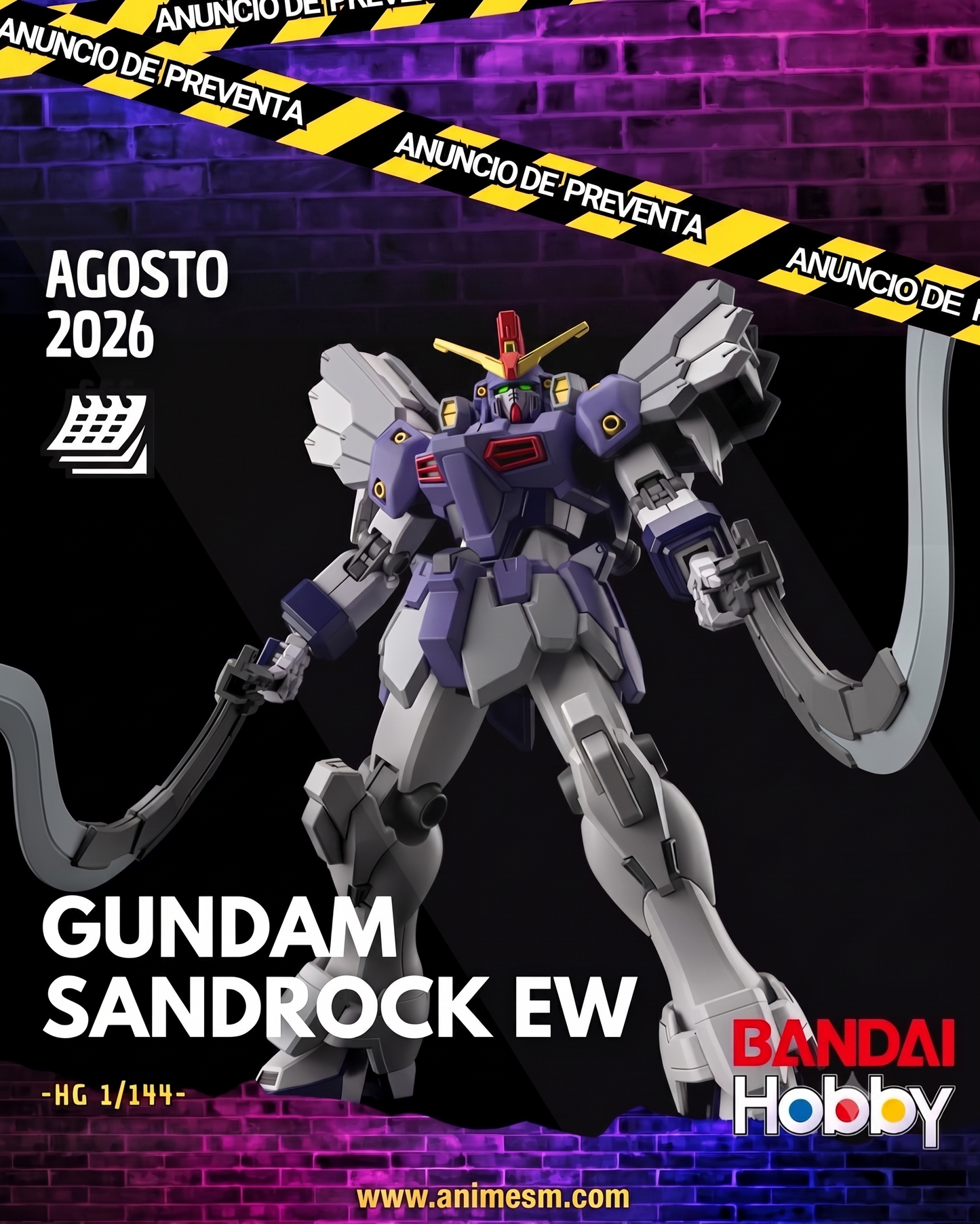 ( APARTADO PREVENTA) HG 1/144 GUNDAM SANDROCK CUSTOM EW