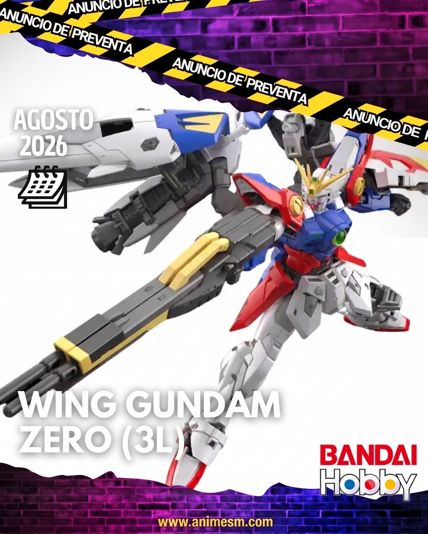 ( APARTADO PREVENTA) RG 1/144 WING GUNDAM ZERO (3L)
