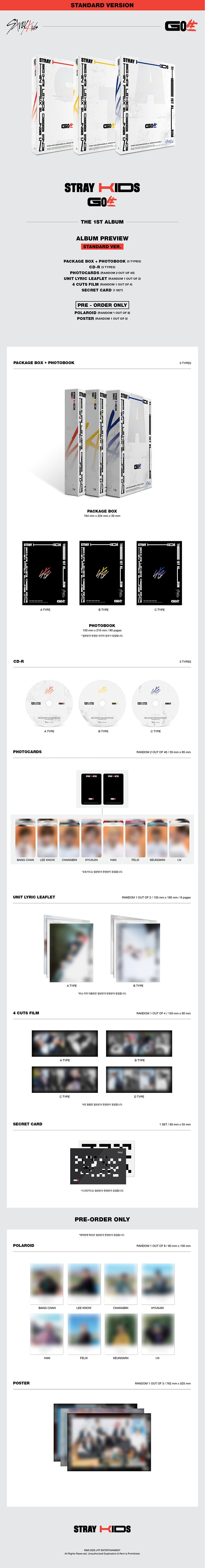 STRAY KIDS GO LIVE 1ST ALBUM
