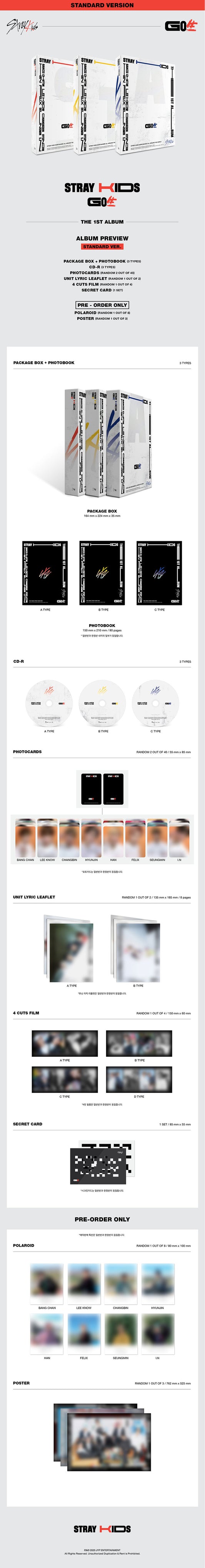 Album Kpop STRAY KIDS GO LIVE 1ST ALBUM Original | Envío a todo México - Anime SM