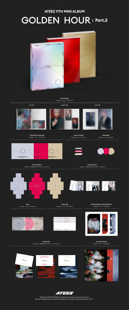 ATEEZ GOLDEN HOUR: PART 2 11TH MINI ALBUM