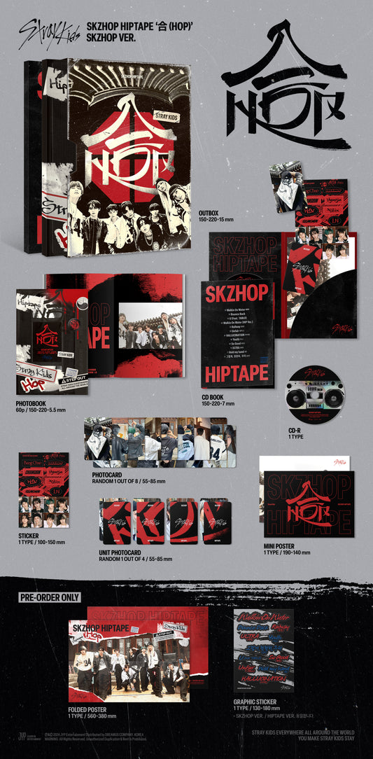 Album Kpop Stray Kids [SKZHOP HIPTAPE 合 HOP (SKZHOP Ver.)] Original | Envío a todo México - Anime SM