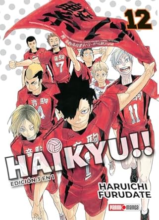 Manga Haikyuu Edicion 3en 1 vol. 12