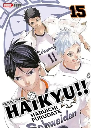 Manga Haikyuu Edicion 3en 1 vol. 15