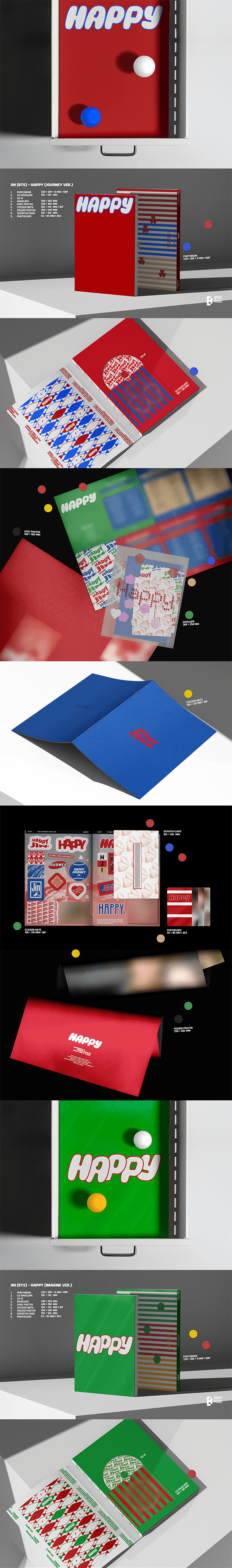BTS JIN - HAPPY 1ST SOLO ALBUM