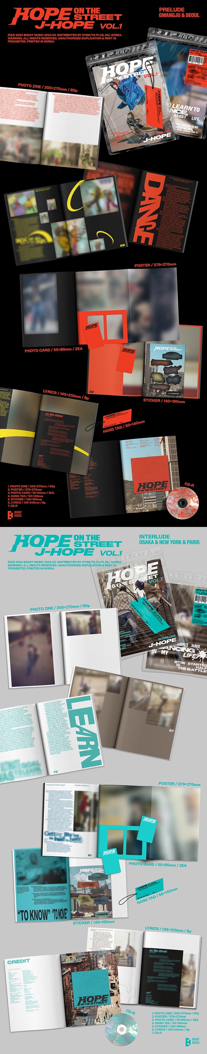 J-HOPE - HOPE ON THE STREET VOL.1 SPECIAL ALBUM
