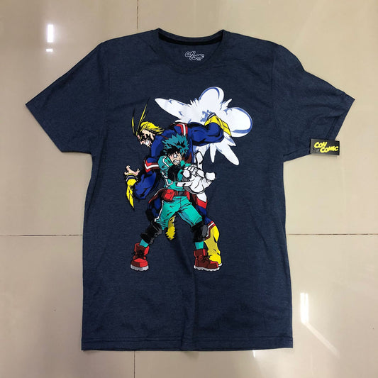 Playera Deku y All Might My hero academia