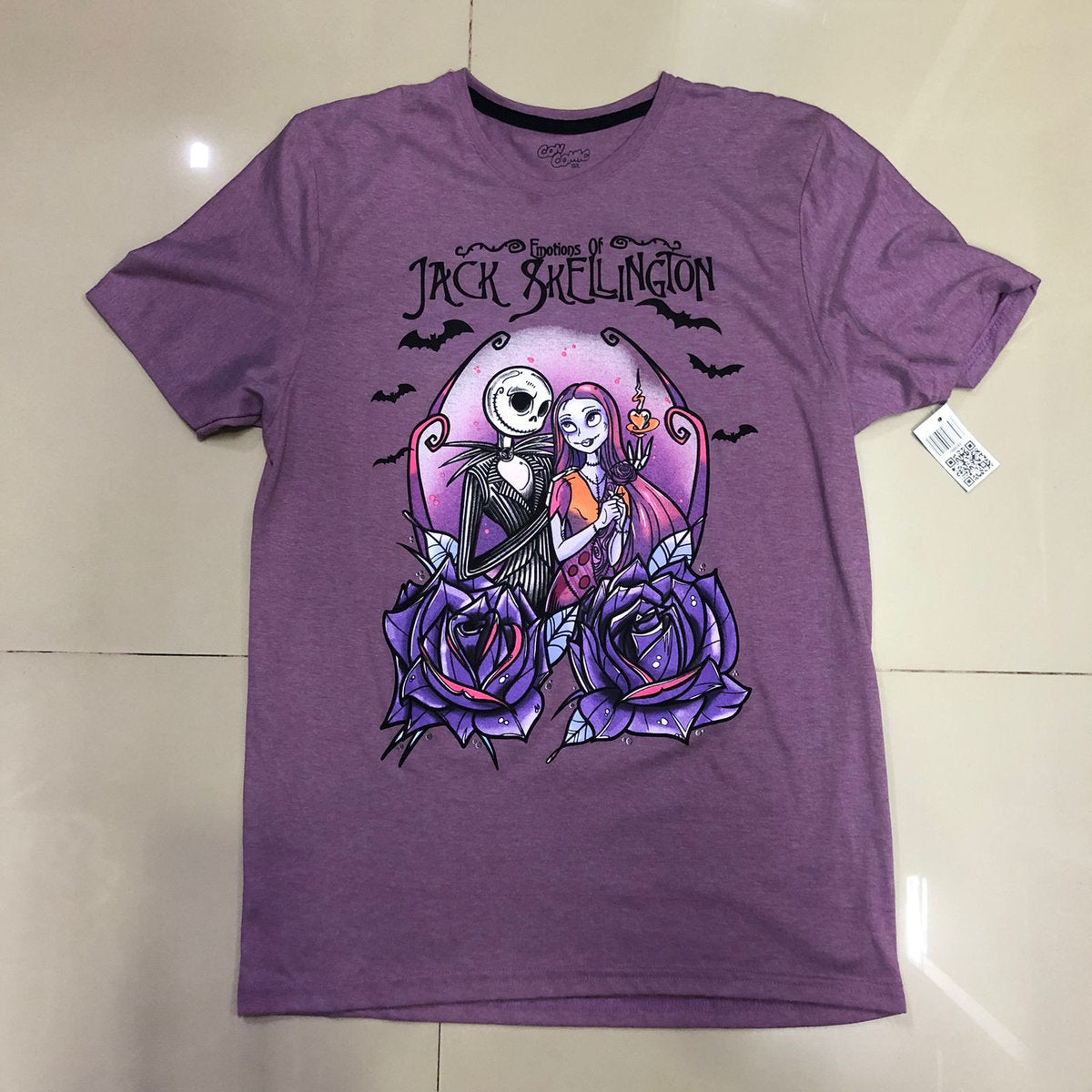 Playera Jack y Sally El extraño mundo de Jack