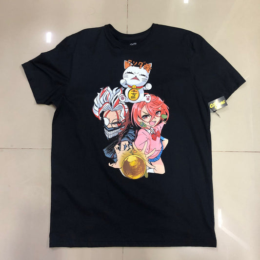 Playera DanDaDan chibis