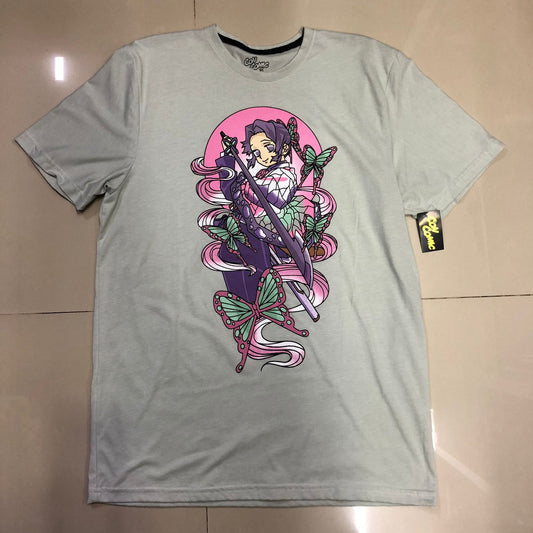 Playera Shinobu fondo verde Demon Slayer