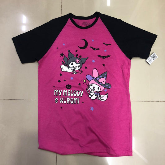 Playera Kuromi y Melody