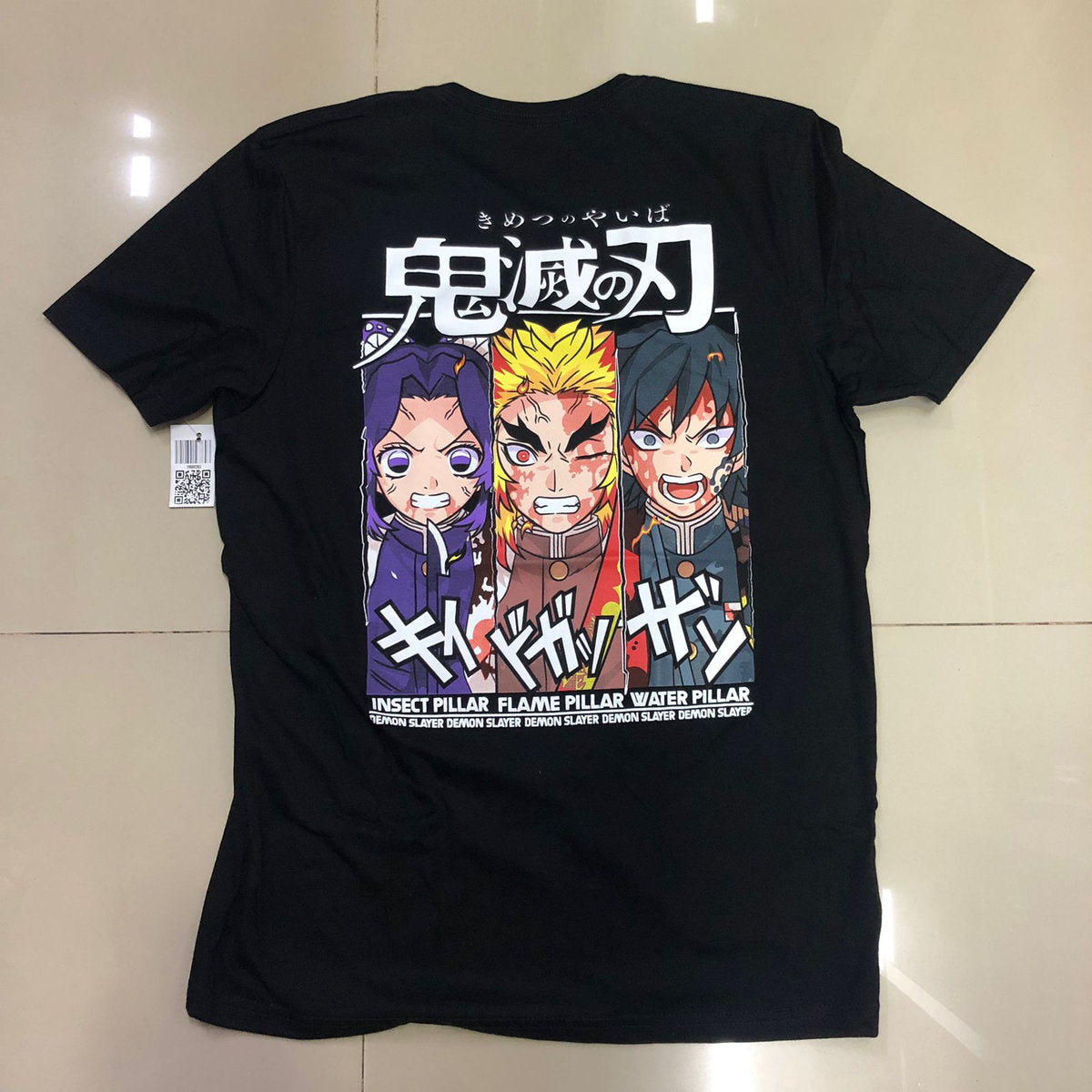 Playera Shinobu, Rengoku y Tomioka Demon Slayer