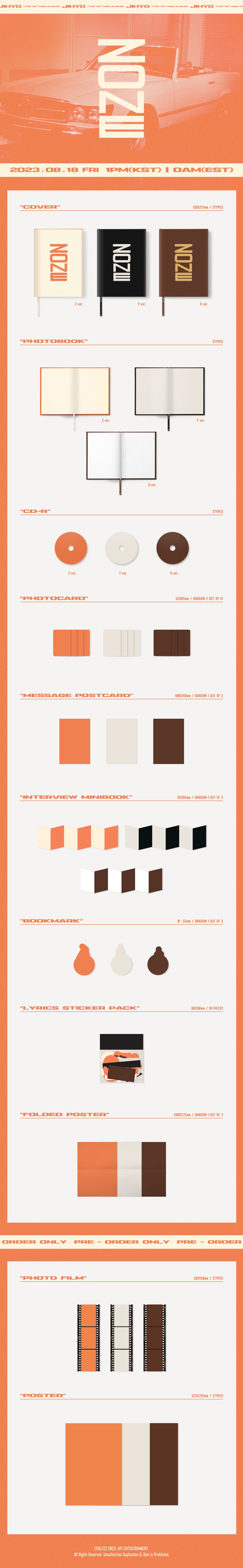 TWICE JIHYO - 1st Mini Album [ZONE]