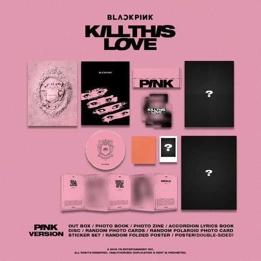 Album Kpop BLACKPINK — Kill This Love 2nd Mini Álbum Original