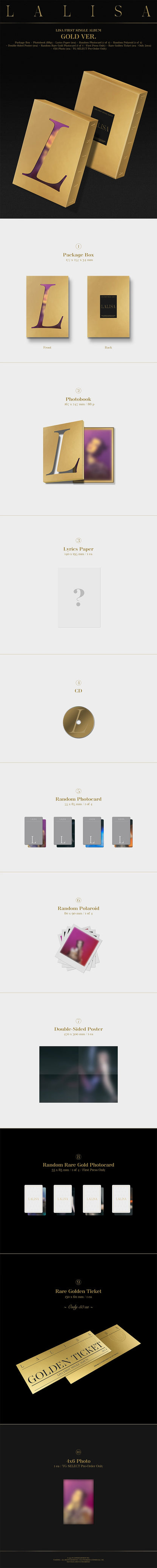 LISA - 1ST SINGLE ALBUM LALISA