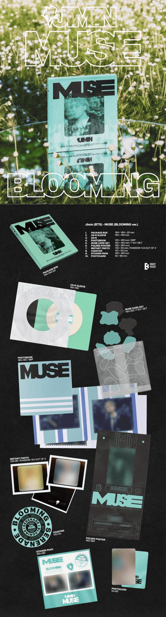 BTS JIMIN - MUSE SOLO 2ND ALBUM