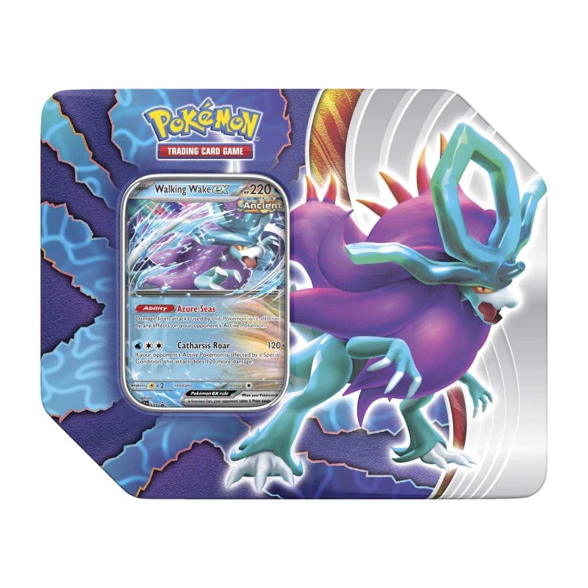 Tcg Pokemon paradox clash tin-iron leaves ex (español)