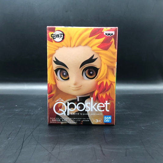 Figura Qposket Kyojuro Rengoku Demon Slayer Banpresto