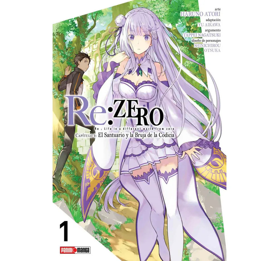 Manga Re: Zero Capitulo 4: El Santuario y La Bruja de la Codicia vol. 1