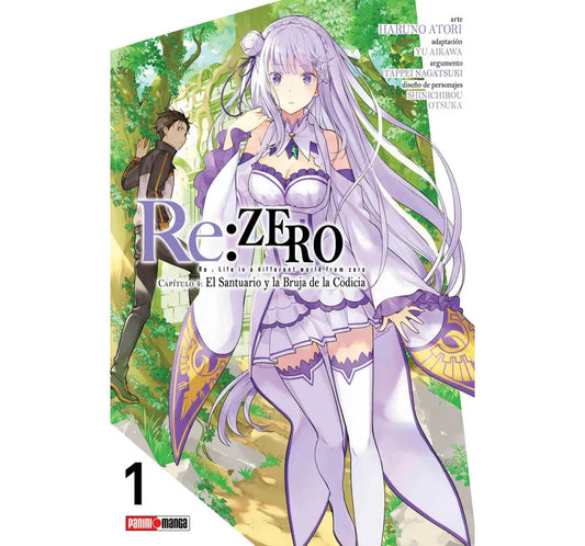 Manga Re: Zero Capitulo 4: El Santuario y La Bruja de la Codicia vol. 1