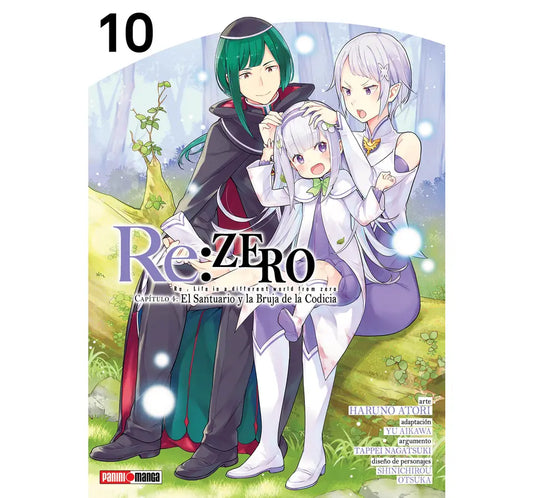 Manga Re: Zero Capitulo 4: El Santuario y La Bruja de la Codicia vol. 10