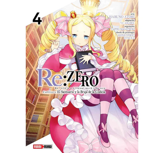 Manga Re: Zero Capitulo 4: El Santuario y La Bruja de la Codicia vol. 4