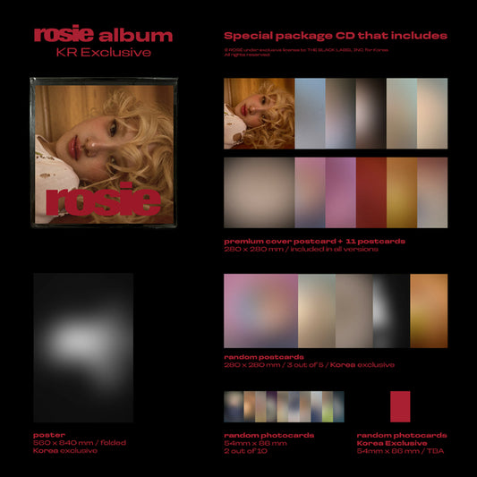 Rosé First Studio Album rosie