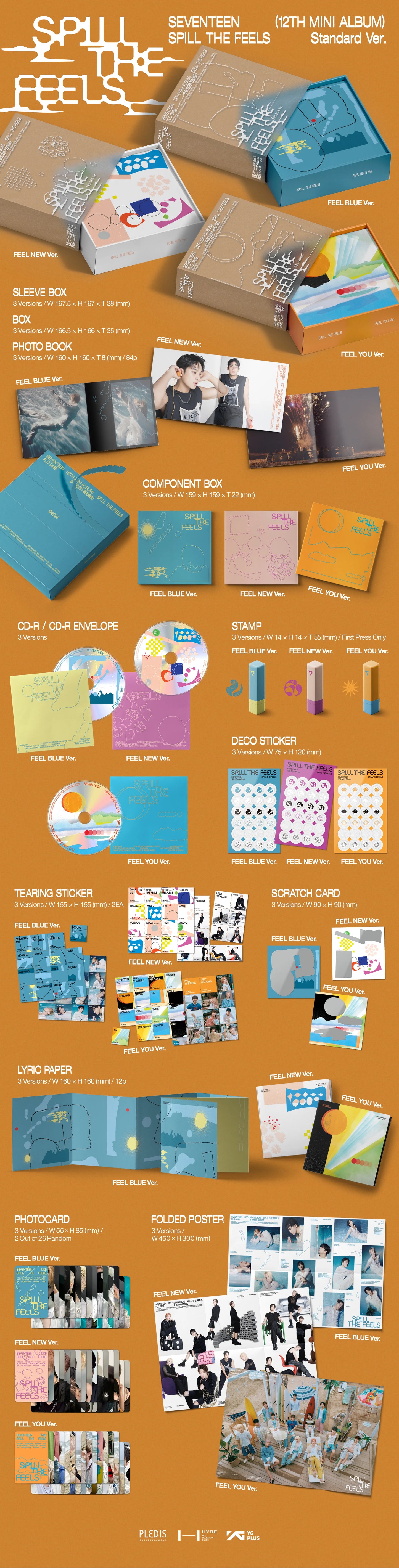 SEVENTEEN SPILL THE FEELS 12TH MINI ALBUM