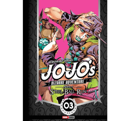 Manga Jojo's Bizare Adventure Parte 7 Steel Ball Run vol. 3