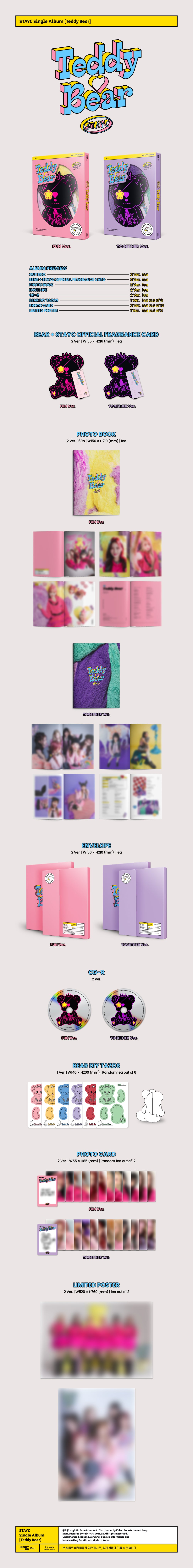 STAYC TEDDY BEAR 4TH SINGLE ALBUM
