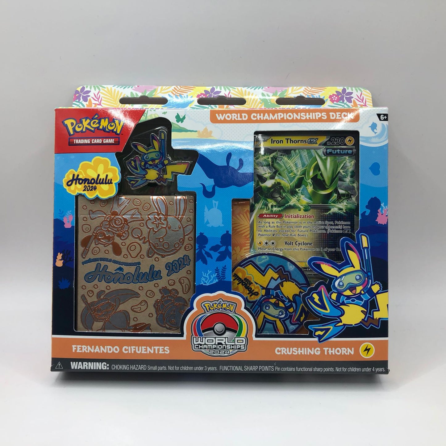 Baraja de Campeonatos Mundiales de TCG Pokémon 2024 FERNANDO CIFUENTES CRUSHING THORN