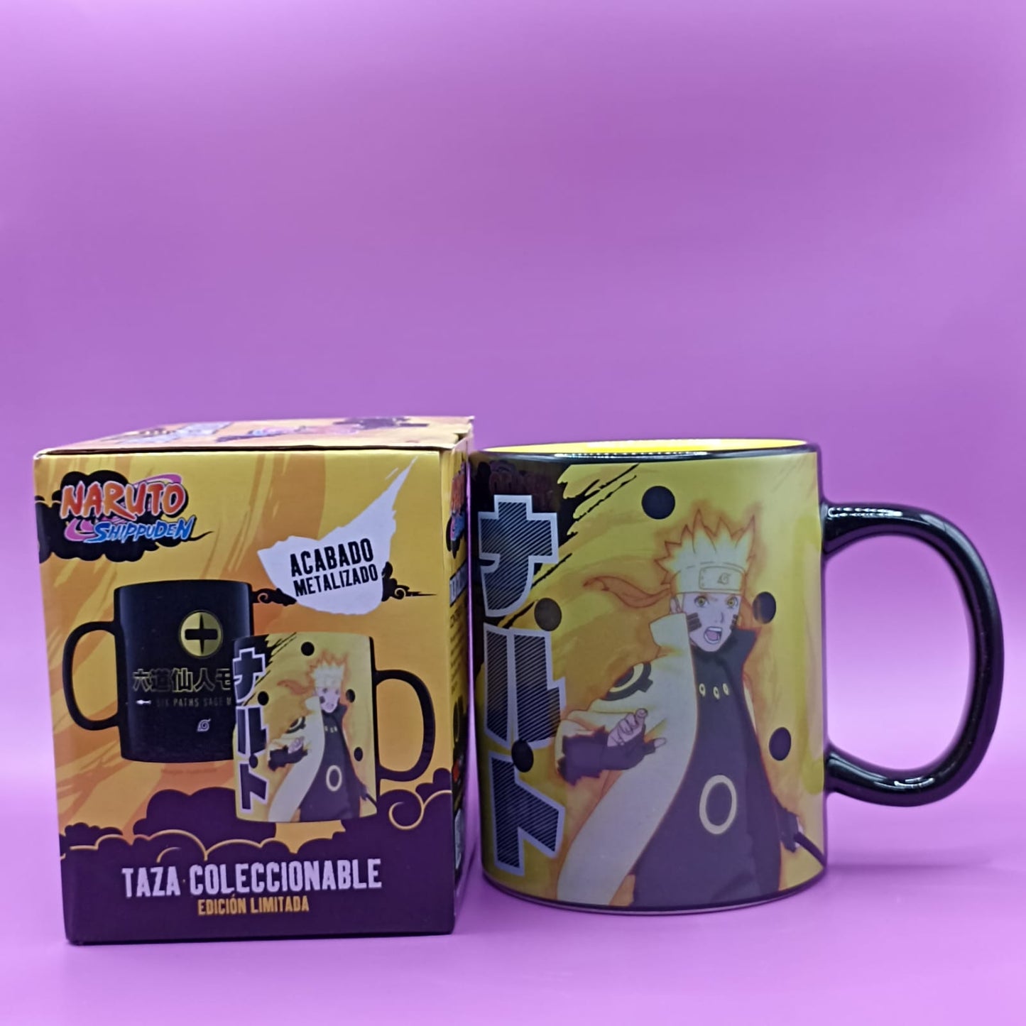 Taza Naruto amarilla Edicion Limitada