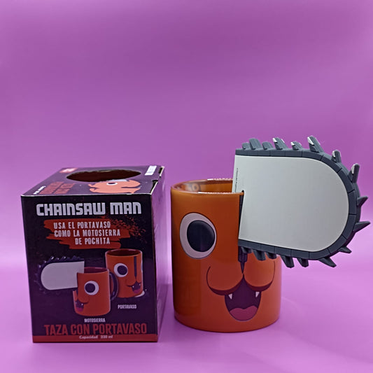 Taza con portavaso pochita