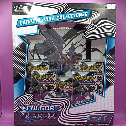 TCG Pokemon Carpeta para Colecciones Fulgor Negro