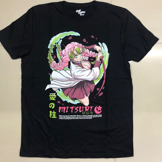 Playera Mitsuri Respiración del Amor Demon Slayer
