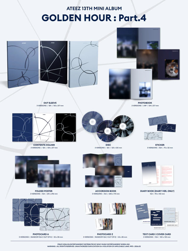 album ateez golden hour t4