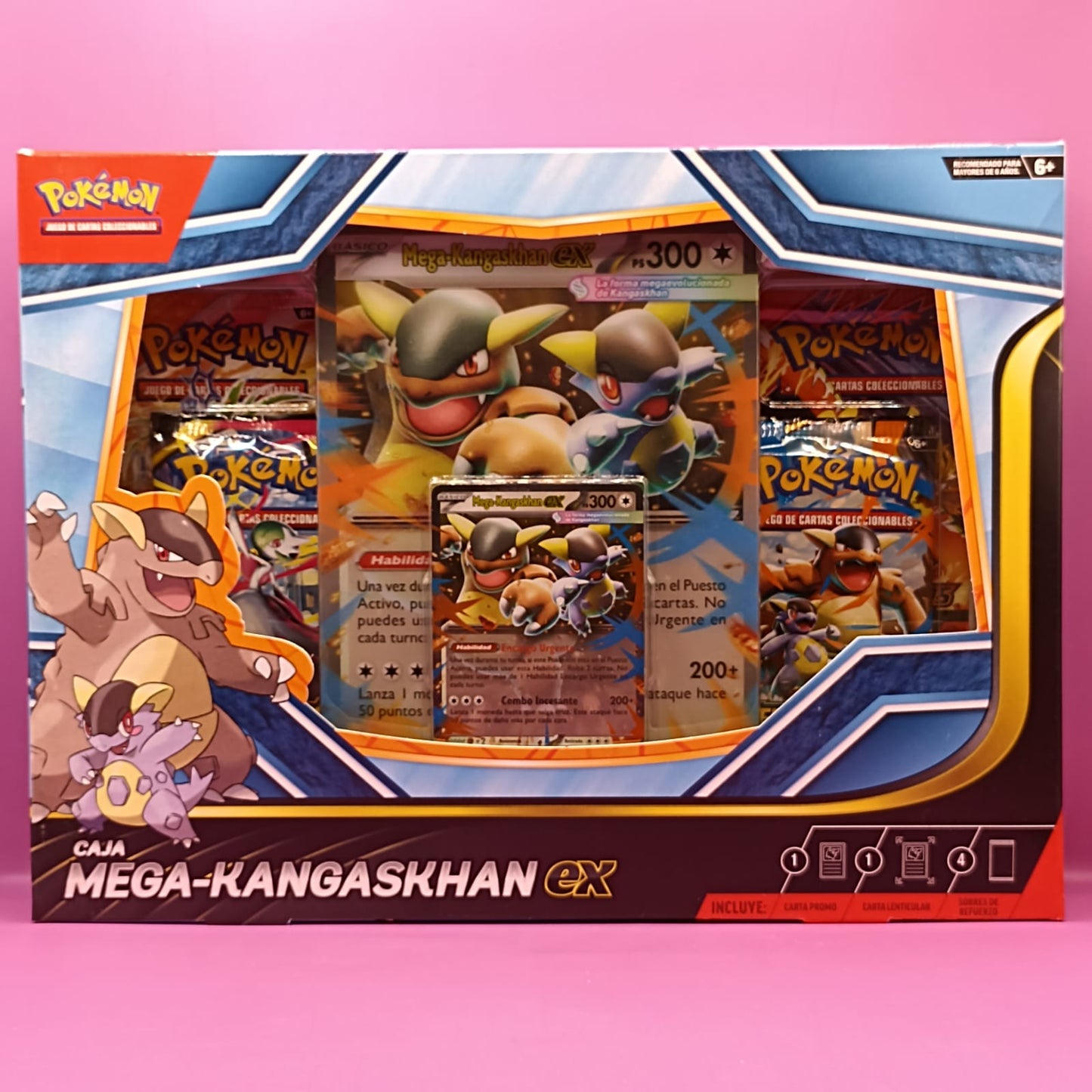 TCG Pokemon Caja Mega-Kangaskhan ex (Español)