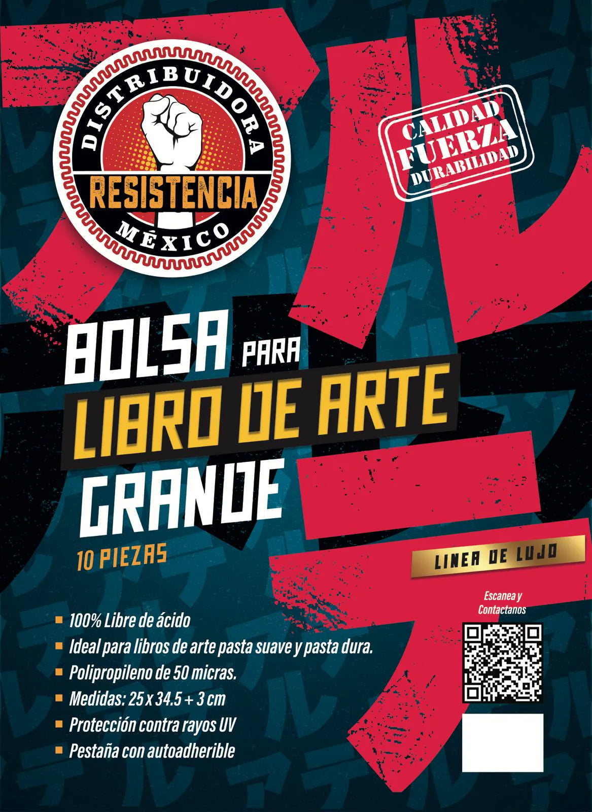 Bolsa Libro de Arte Grande 10 piezas