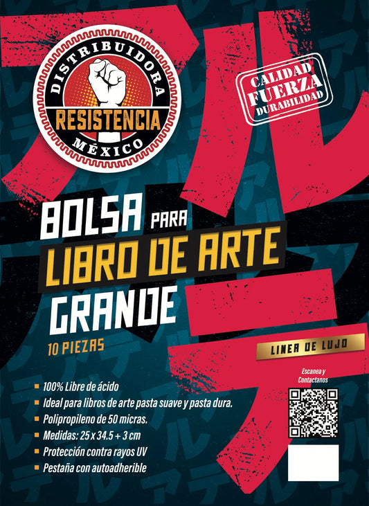 Bolsa Libro de Arte Grande 10 piezas
