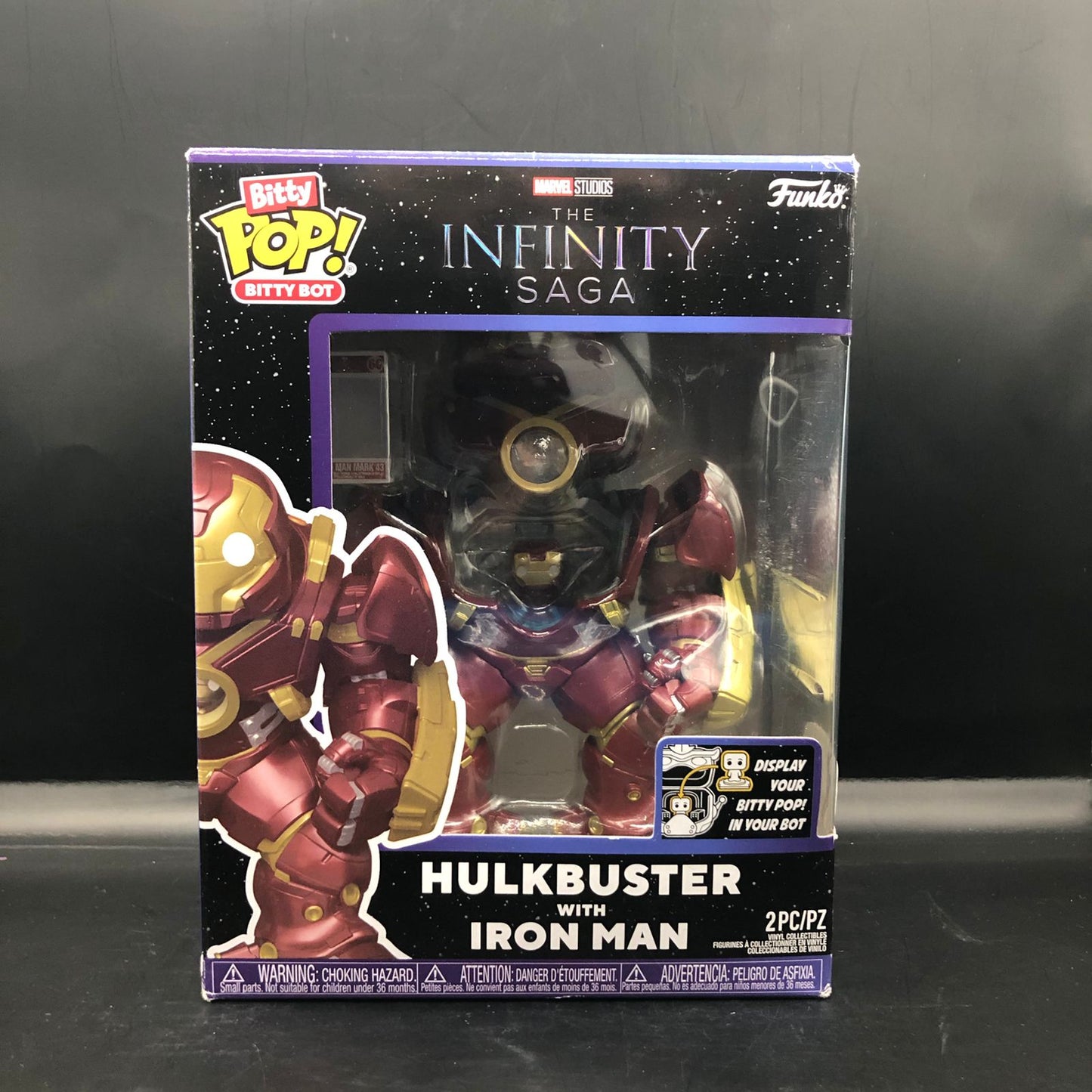 Funko pop Marvel Hulkbuster with Iron Man