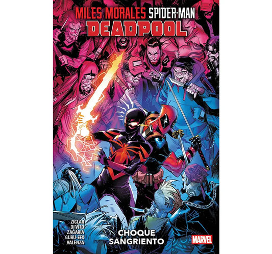 comic miles morale deadpool choque sangriento