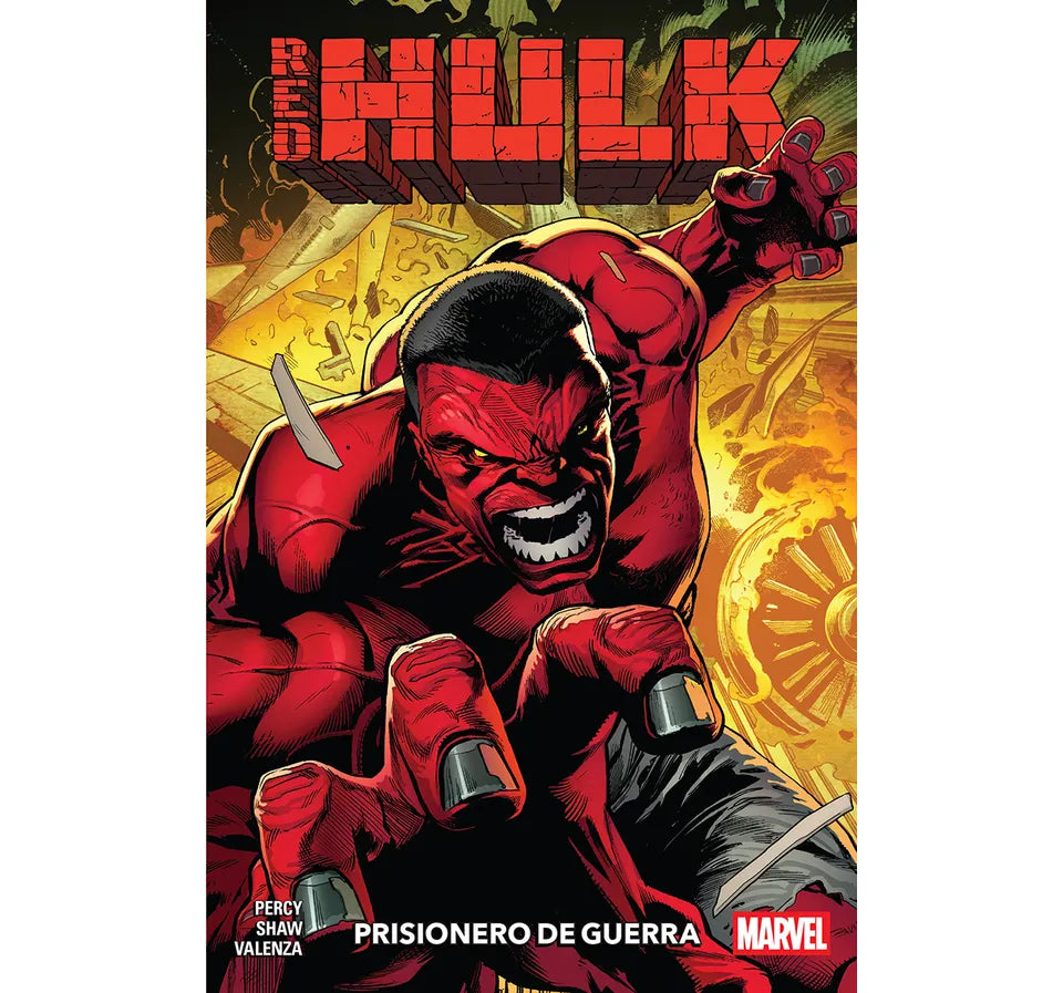 Comic Red hulk prisionero de guerra