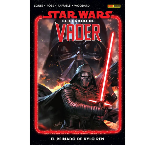 Cómic Star Wars: El Legado de Vader — El Reinado de Kylo Ren, portada oficial Panini Comics