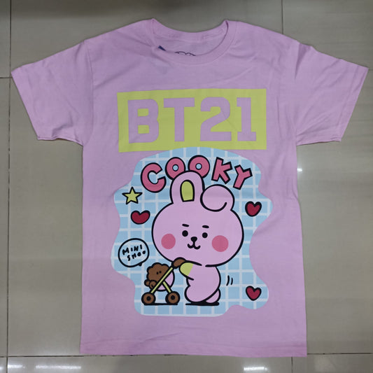 Playera BT21 Cooky Rosa