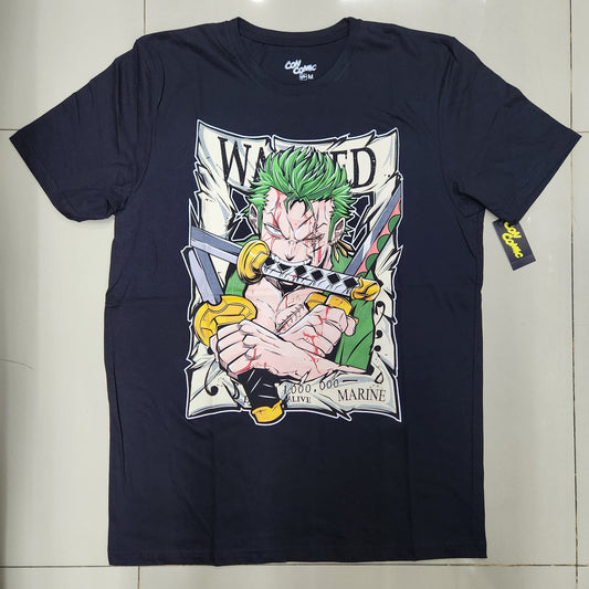 Playera Zoro Wanted One Piece